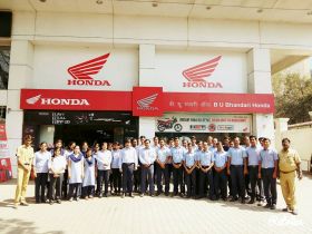 B. U. Bhandari Honda two wheeler showroom